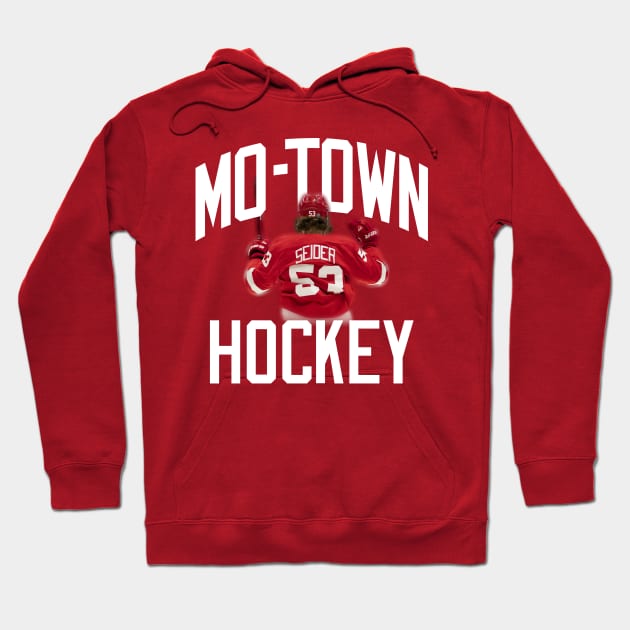 MO-TOWN HOCKEY Hoodie by YourLuckyTee